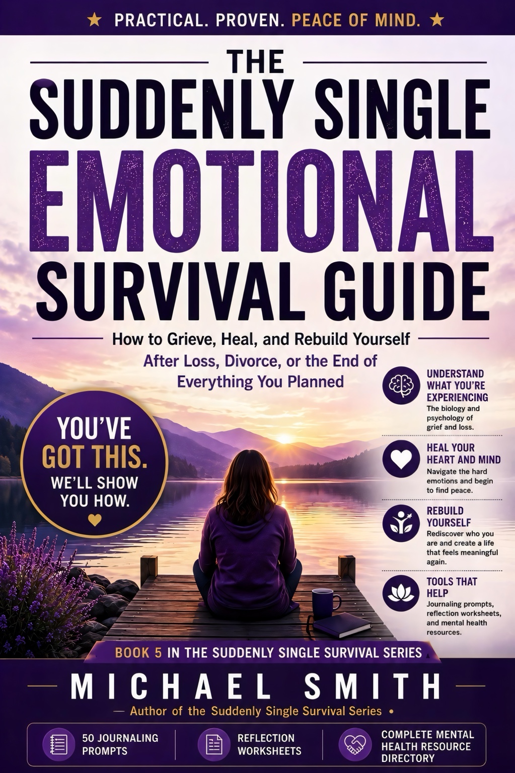 Cover of The Suddenly Single Emotional Survival Guide by Michael Smith